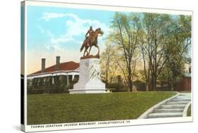 Stonewall Jackson Monument, Charlottesville, Virginia-null-Stretched Canvas