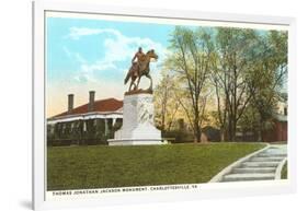 Stonewall Jackson Monument, Charlottesville, Virginia-null-Framed Art Print