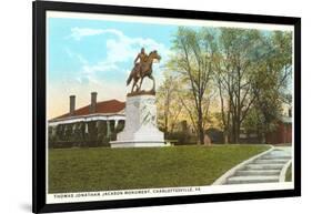 Stonewall Jackson Monument, Charlottesville, Virginia-null-Framed Art Print