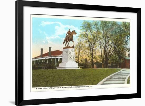 Stonewall Jackson Monument, Charlottesville, Virginia-null-Framed Art Print