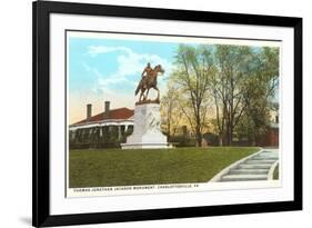 Stonewall Jackson Monument, Charlottesville, Virginia-null-Framed Art Print