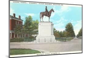 Stonewall Jackson Monument, Richmond, Virginia-null-Mounted Art Print