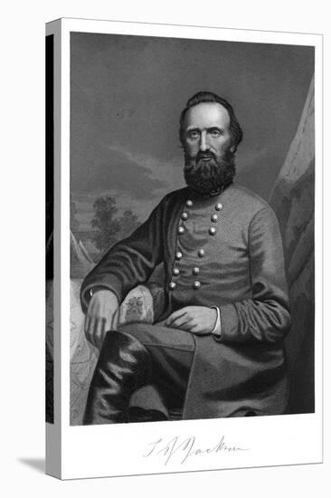 Stonewall Jackson-Alonzo Chappel-Stretched Canvas