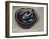 Stoneware Bowl, Full of Sprats, 2013-James Gillick-Framed Giclee Print