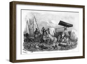 Stoneworking-Victor Adam-Framed Art Print