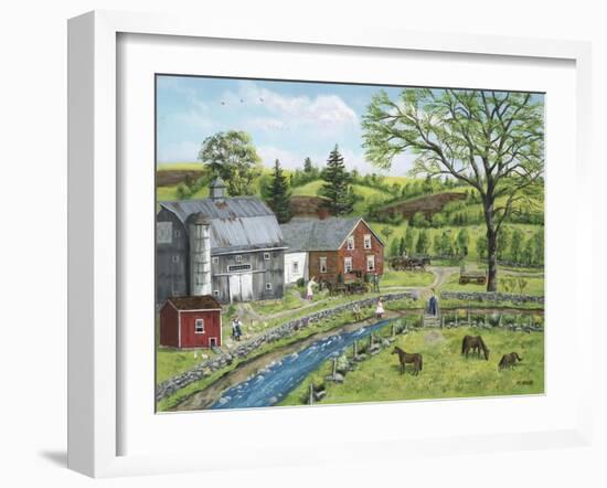 Stoney Brook Farm-Bob Fair-Framed Giclee Print