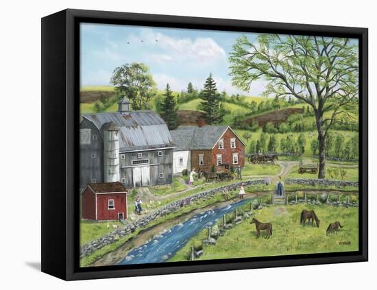 Stoney Brook Farm-Bob Fair-Framed Stretched Canvas