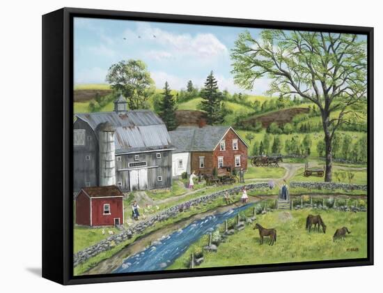 Stoney Brook Farm-Bob Fair-Framed Stretched Canvas