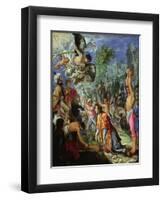 Stoning of St. Stephen, C.1602-05-Adam Elsheimer-Framed Giclee Print