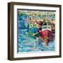 Stonington Docks-Jeanette Vertentes-Framed Art Print