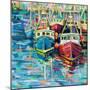 Stonington Docks-Jeanette Vertentes-Mounted Art Print