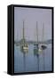 Stonington Sail Boats-Bruce Dumas-Framed Stretched Canvas