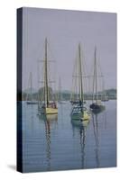 Stonington Sail Boats-Bruce Dumas-Stretched Canvas