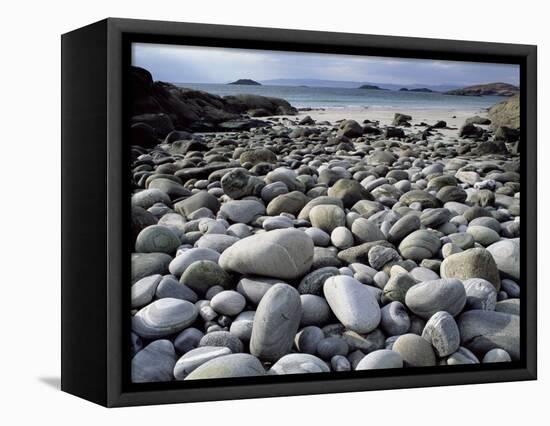 Stony Beach on Knoydart Peninsula, Western Scotland-Pete Cairns-Framed Stretched Canvas