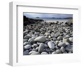 Stony Beach on Knoydart Peninsula, Western Scotland-Pete Cairns-Framed Premium Photographic Print