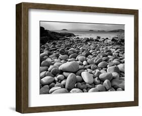 Stony Beach on Knoydart Peninsula, Western Scotland-Pete Cairns-Framed Premium Photographic Print