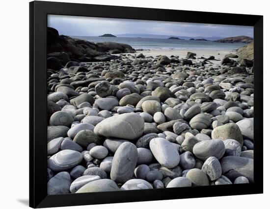 Stony Beach on Knoydart Peninsula, Western Scotland-Pete Cairns-Framed Photographic Print