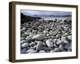 Stony Beach on Knoydart Peninsula, Western Scotland-Pete Cairns-Framed Photographic Print