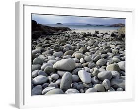 Stony Beach on Knoydart Peninsula, Western Scotland-Pete Cairns-Framed Photographic Print