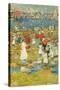 Stony Beach-Maurice Brazil Prendergast-Stretched Canvas