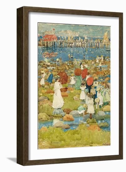 Stony Beach-Maurice Brazil Prendergast-Framed Premium Giclee Print