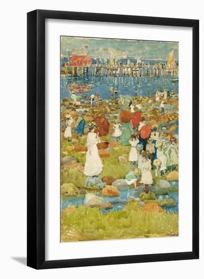 Stony Beach-Maurice Brazil Prendergast-Framed Premium Giclee Print