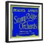 Stony Ridge Orchards Peaches and Apples-null-Framed Art Print