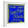 Stony Ridge Orchards Peaches and Apples-null-Framed Art Print