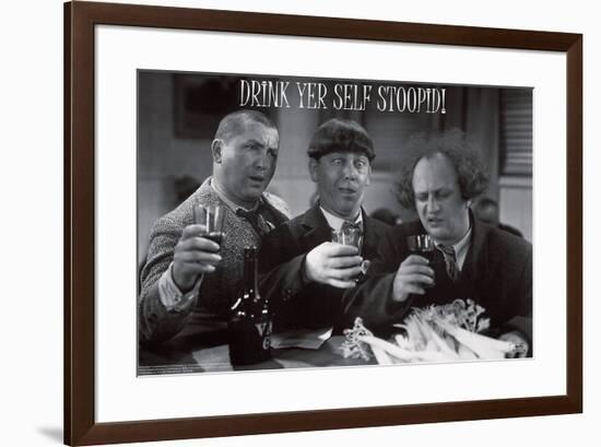 Stooges � Drink Yer Self Stoopid!-Unknown-Framed Art Print