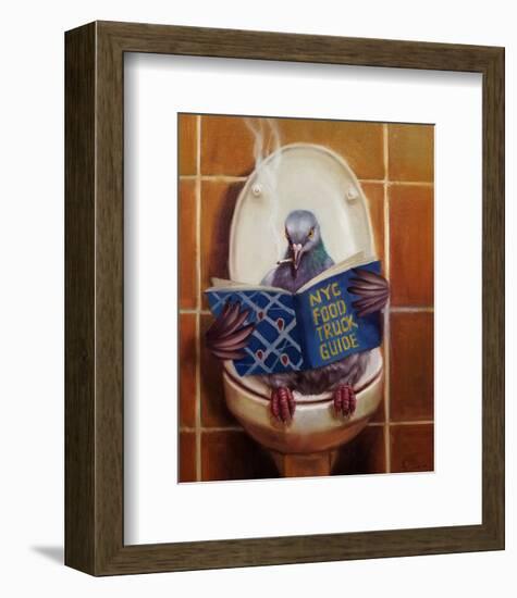 Stool Pigeon-Lucia Heffernan-Framed Art Print