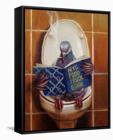 Stool Pigeon-Lucia Heffernan-Framed Stretched Canvas