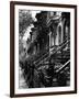 Stoops on 19th Century Brooklyn Row Houses-Karen Tweedy-Holmes-Framed Photographic Print