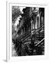 Stoops on 19th Century Brooklyn Row Houses-Karen Tweedy-Holmes-Framed Photographic Print