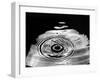 Stop-Action Photograph of Drop of Water as it Falls and Finally Splashes-Gjon Mili-Framed Photographic Print