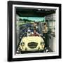 "Stop and Pay Toll", April 7, 1956-Stevan Dohanos-Framed Giclee Print