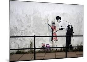 Stop and search-Banksy-Mounted Giclee Print