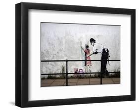 Stop and search-Banksy-Framed Giclee Print