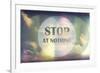 Stop at Nothing-Vintage Skies-Framed Giclee Print