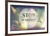 Stop at Nothing-Vintage Skies-Framed Giclee Print