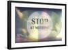 Stop at Nothing-Vintage Skies-Framed Giclee Print