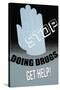 Stop Doing Drugs-null-Stretched Canvas