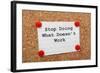 Stop Doing What Doesn't Work-thinglass-Framed Photographic Print