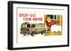 Stop-Go Coin Driver-null-Framed Premium Giclee Print