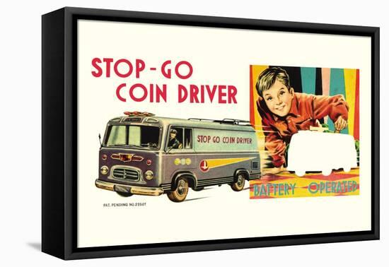 Stop-Go Coin Driver-null-Framed Stretched Canvas