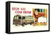 Stop-Go Coin Driver-null-Framed Stretched Canvas