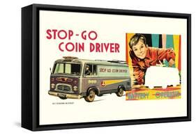 Stop-Go Coin Driver-null-Framed Stretched Canvas