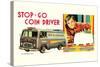 Stop-Go Coin Driver-null-Stretched Canvas