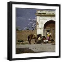 Stop in Sardinia-Giovanni Battista Tiepolo-Framed Premium Giclee Print