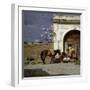 Stop in Sardinia-Giovanni Battista Tiepolo-Framed Premium Giclee Print