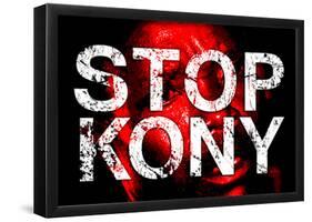 Stop Joseph Kony 2012 Face Political Poster-null-Framed Poster